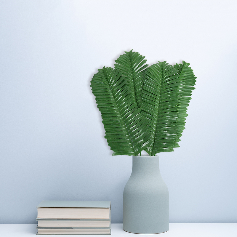 10/20 stücke Grüne Künstliche Pflanzen Palm Blätter Simulation Blatt Für Dschungel Geburtstag Hochzeit Party Wohnkultur DIY Blume Anordnung