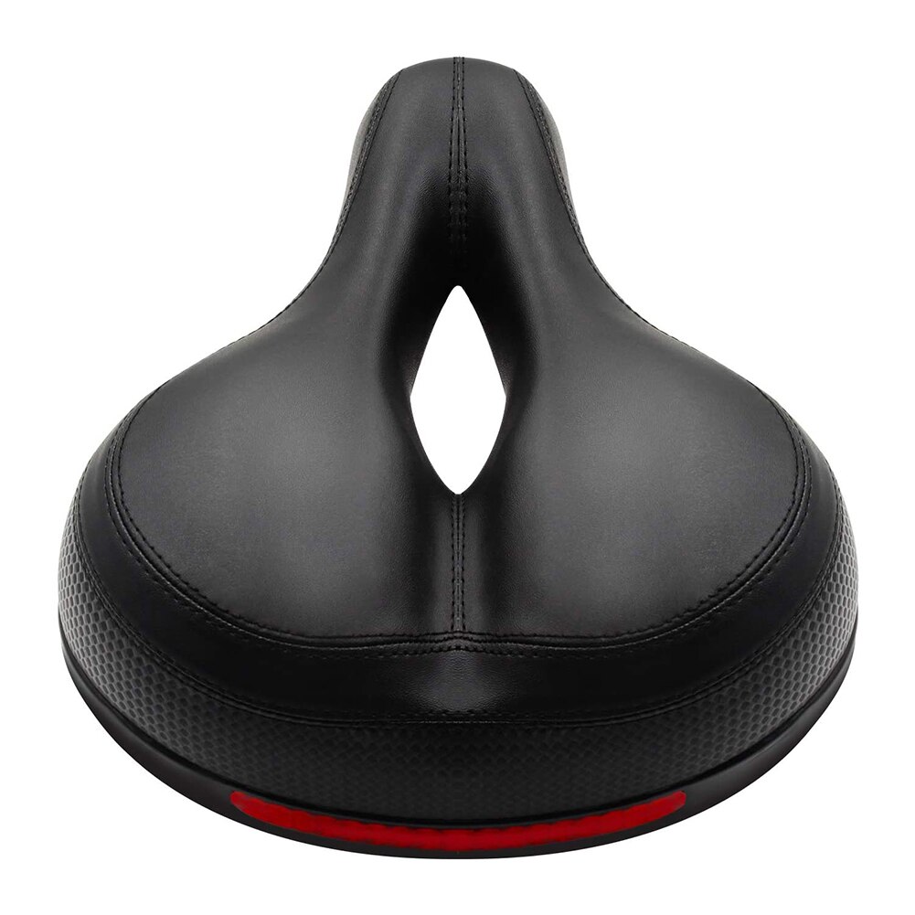 Vélo évidé selle vélo doux siège coussin vélo route de montagne réfléchissant Portable étanche à la poussière cyclisme pièces pour roue vers le haut: Marron
