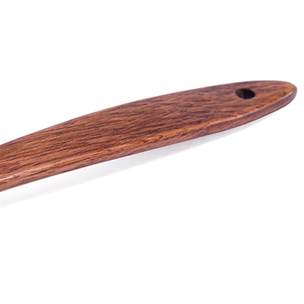 1PC ekologiczne gospodarstwo domowe praktyczne bezpieczne łopatka kuchenna z litego drewna naczynia kuchenne
