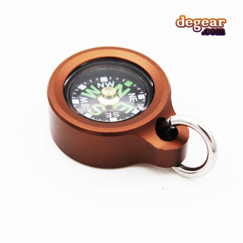 Camping Hiking Portable aluminium alloy Pocket Compass Navigation for Outdoor Activities Diameter 22mm
