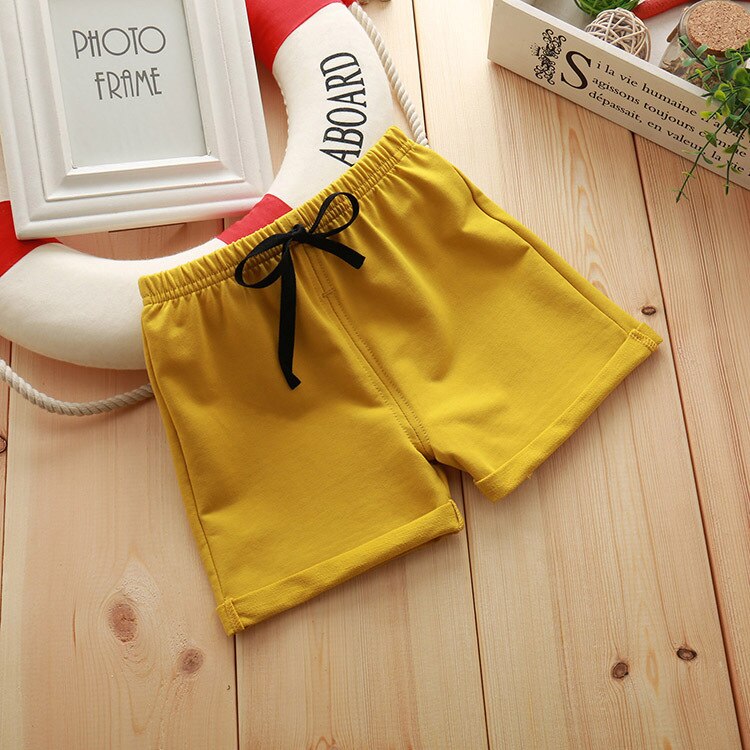Sommer børn shorts bomuldsshorts til drenge piger mærke shorts småbørn trusser børn strand korte sportsbukser babytøj: B / 1t