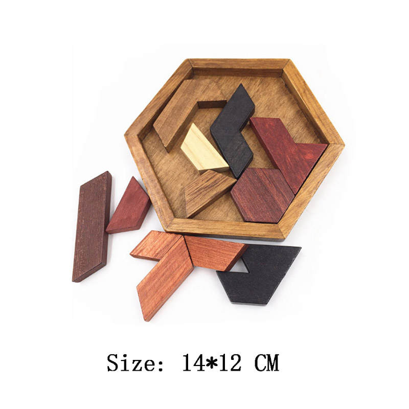 Klassische iq 3d Holz puzzle Erwachsene und Kinder Casse Tete verwirrende Rätsel Kopfschmerzen Gehirnent wicklung Spielzeug Rompe cabezas de Madera