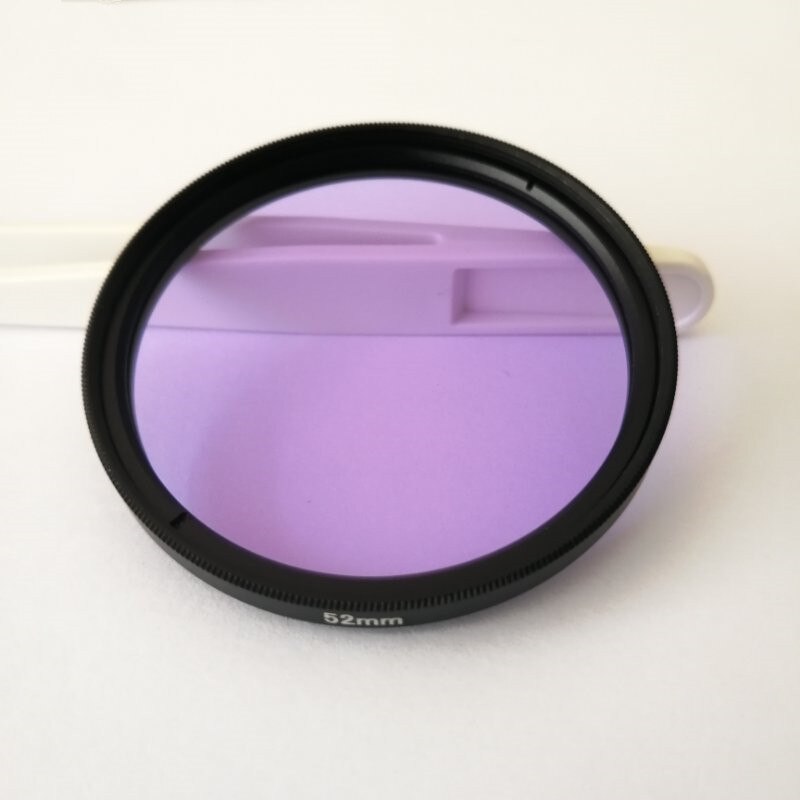 Praseodimio neodimio filtro de vidrio de calibración de longitud de onda BG20 Anti-luz amarilla daño fotografía cielo estrellado