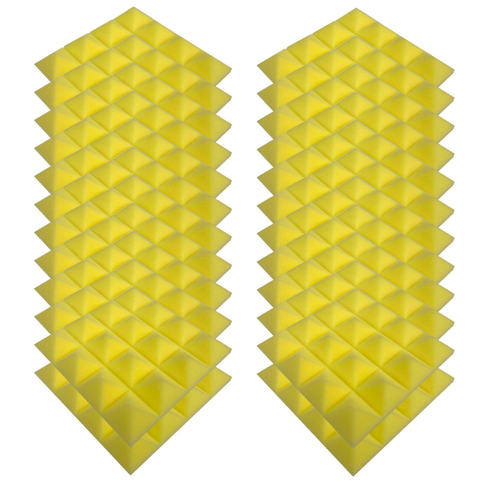 24PCS Home Scene Layout, Sound-absorbing Foam Wall, Indoor Sound-absorbing Soundproofing Foam Sound-Absorbing Noise Sponge Foam