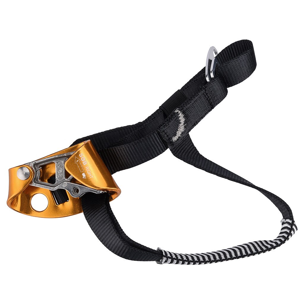 Equipamento de montanhismo para esquerda/direita, ascender do pé para áreas externas, leve e firme, dispositivo de escalada, equipamento de alpinismo seguro: A