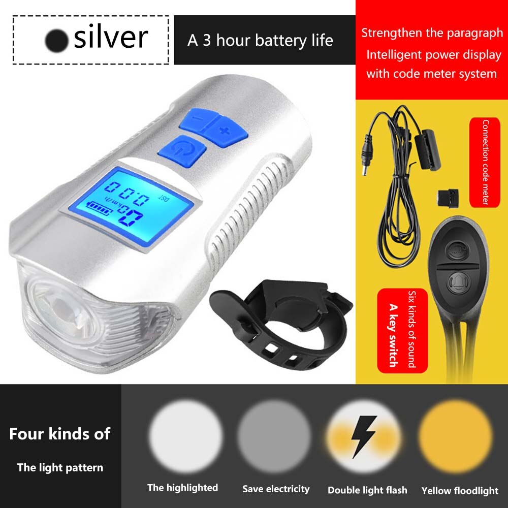 Clever Induktion Fahrrad Vorderseite Licht einstellen USB Aufladbare Rücklicht LED Scheinwerfer Fahrrad Lampe Radfahren Taschenlampe Für Fahrrad