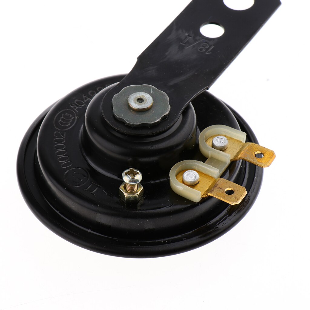105db 12V claxon de moto se adapta a la mayoría de los Scooters, ciclomotores, motos de cross, bicicletas de bolsillo y motocicletas.