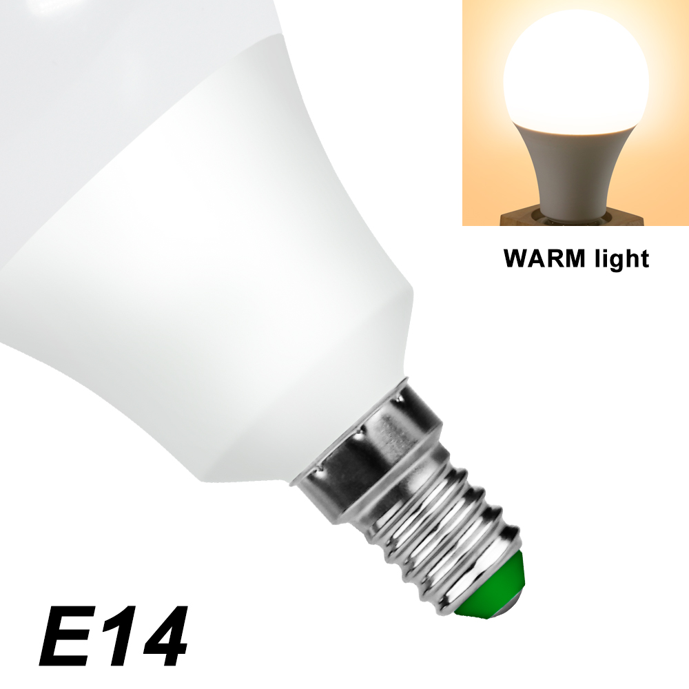 Ampoule LED 220V E27 lampe E14 lustres 3W 6W 9W 12W 15W 18W 20W LED Bombillas pour la maison salon éclairage 240V Ampoule: green / 2 pièces