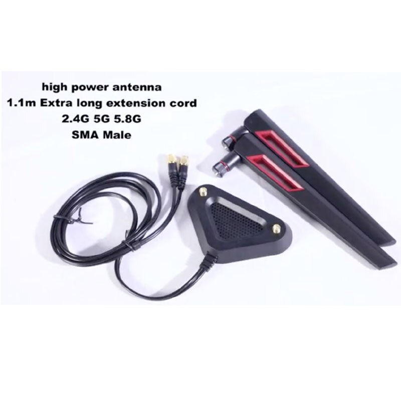 2.4G 5G 5.8G Dual Band High-Gain Wifi Omnidirectionele Met 2Pcs 12dBi Antenne Voor Desktop laptop Router RP-SMA