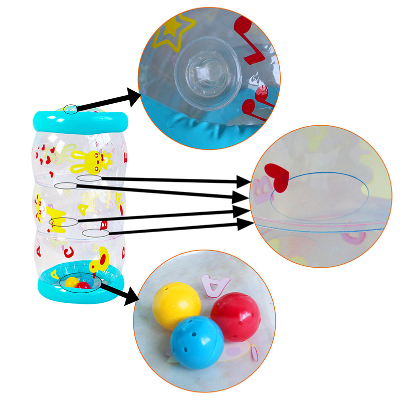 Baby Kruipen Roller Speelgoed Opblaasbare Peuter Bel Sassy Speelgoed Pvc Baby Kruipen Baby Speelgoed Leren Roller &amp; Bells Peuter Staande