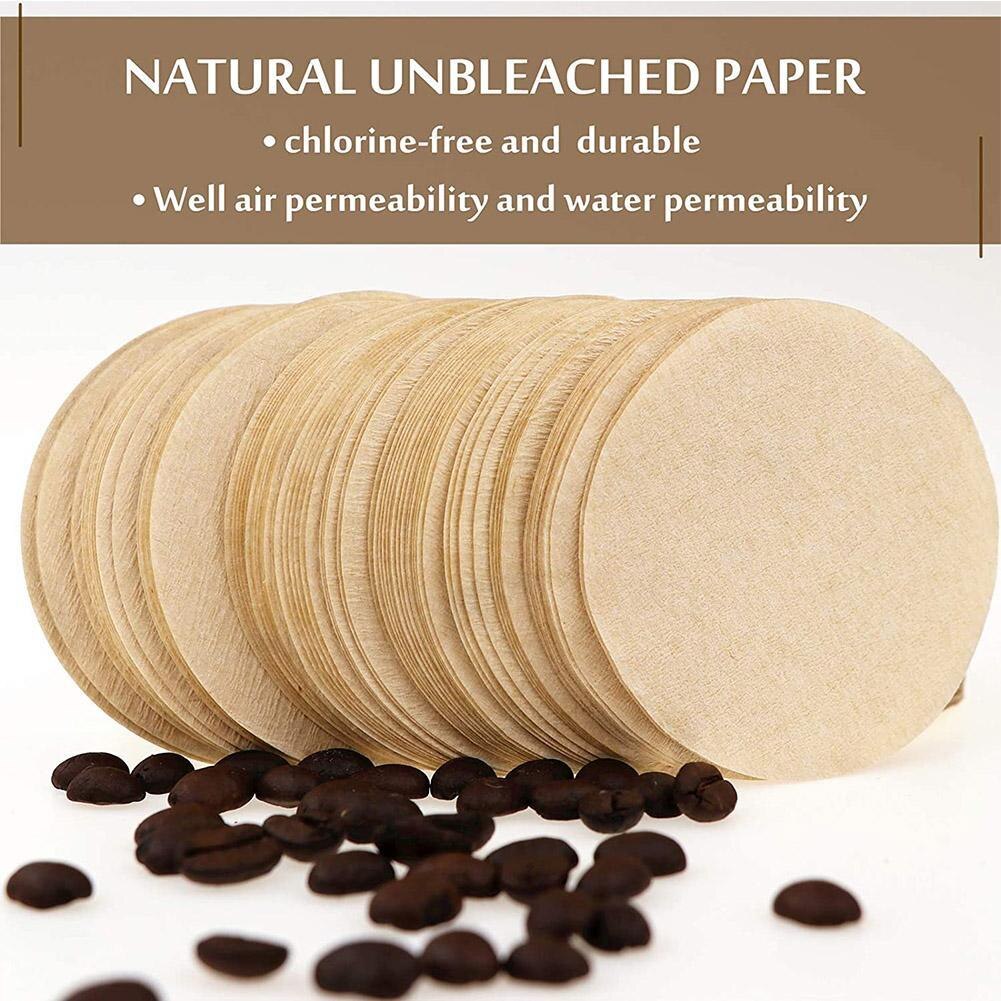 100 Pieces Moka Pot Filter Paper Round Coffee Filter Filter Pot Pot Pot Vietnam Paper Coffee Dripping Moka Paper R6Q2