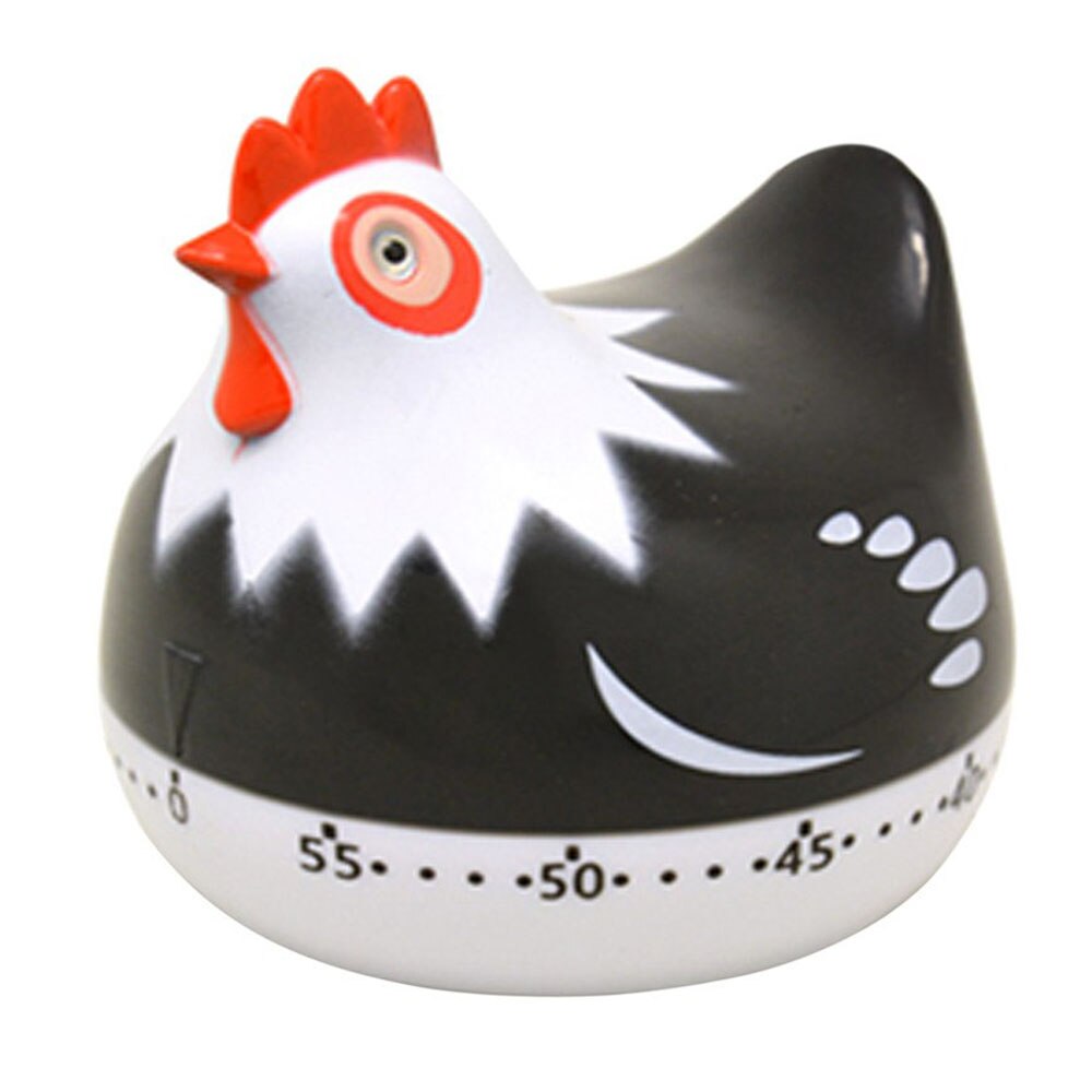 Cartoon Dier Leuke 60 Minuten Kookwekker Koken Mechanische Alarm Timer: Black