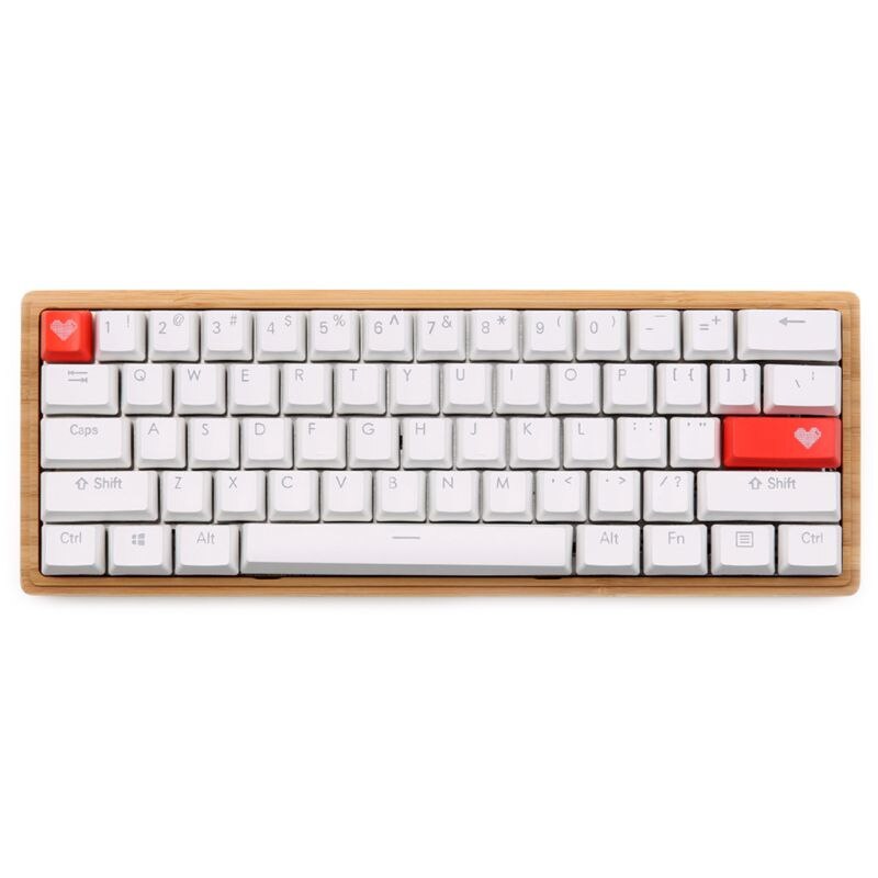 Red Love Heart Pattern Keyboard Keycap Mechanical ENTER/ESC Key Cap Hat for PC Computer Notebook Use Supplies N0HC