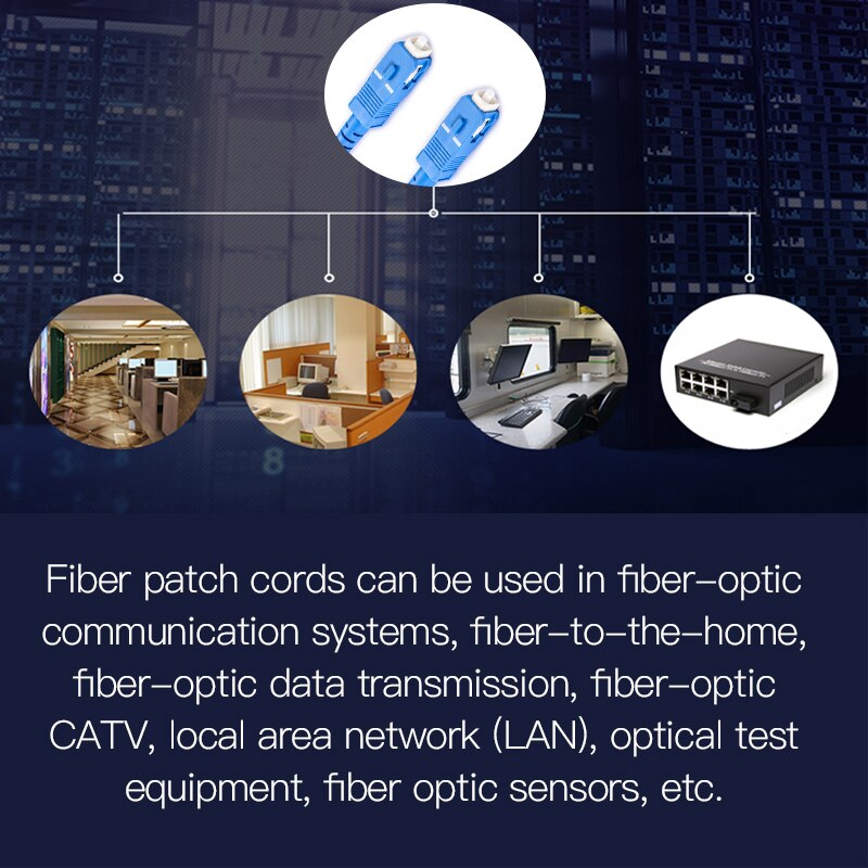 Ontí UPC SC fibra UPC Cable 1M 3M 5M 10M 20M 30M SX 2,0mm 3,0mm FTTH de parche de fibra Cables SM óptico Pigtail