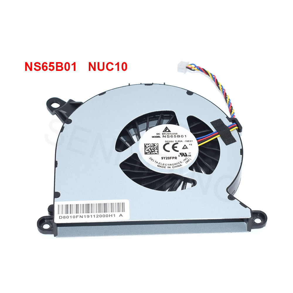 For Intel NUC6I7KYK NUC8I7BEH NUC6 NUC8 NUC10 I3 I5 I7 KSB0605HB KSB0605HBW5Y BSC0805HA-00 NS65B01 DC5V 0.6A CPU Cooling Fan: WHITE
