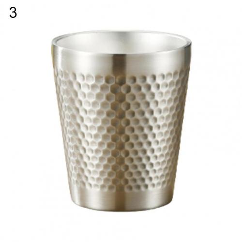 Gobelet à thé, 175/300ml, de couleur argent, de supérieure, pour le lait, tasse à thé, empilable, pour les Bars: 3