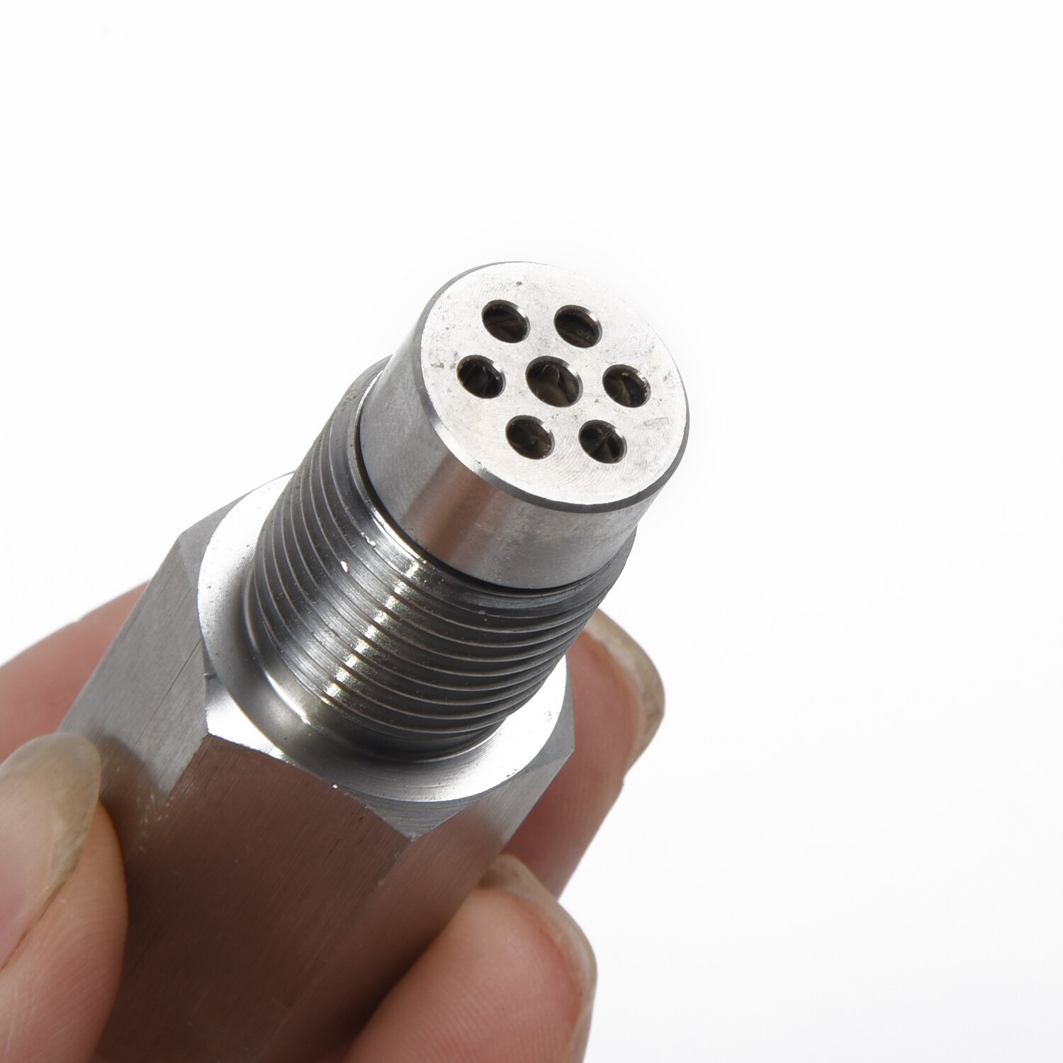 Bilkatalysator rengöring  o2 sensor eliminatorer adapter spacer katalysator 6*2.5*2.5cm 304 rostfritt stål check