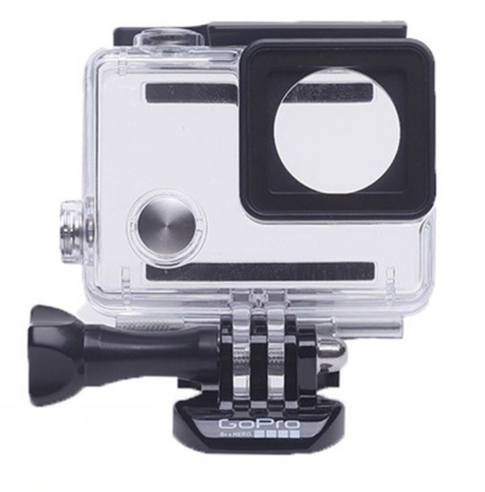 Original subaquática à prova dunderwater água escudo mergulho caixa de proteção caso para gopro hero 3 + 4 hero3 hero4 3 acessórios da câmera