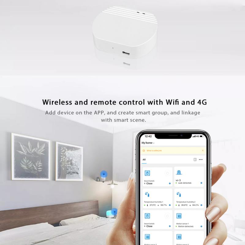 WIFI+Zigbee Smart Gateway Smart Home Wireless Gateway Hub Bridge EWelink Whole House Smart Home Gateway Compatible With SONOFF