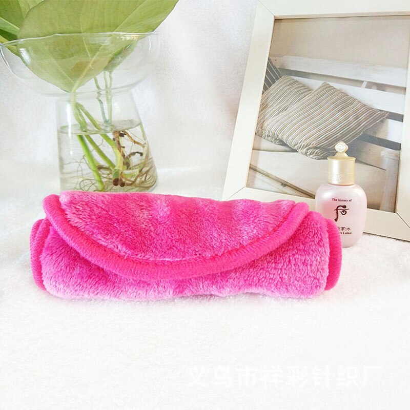 Microfiber Makeup Remover Eraser Towel Reusable Magic Makeup Remover Wipes Facial Cleansing Towels Cloth No Need Cleansing Oil