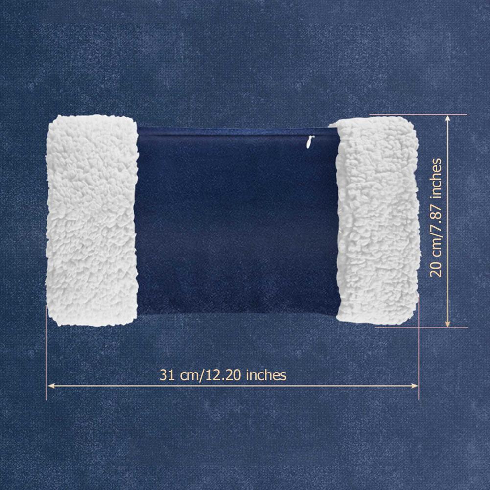 Calentador de manos eléctrico con USB para personas mayores, calentador de manos grueso de terciopelo de felpa, lavable, seguro, cálido para el hogar, suministros de invierno