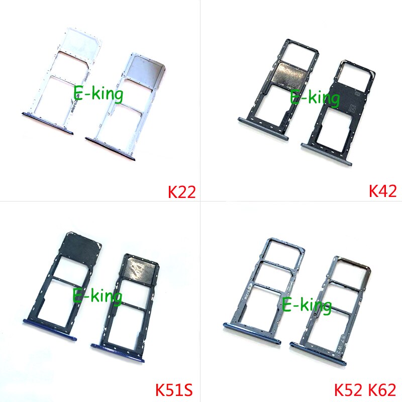 Soporte de tarjeta SIM para LG K22, K41S, K42, K52, K62, K51S, K61, adaptador de ranura para tarjeta, 10 Uds.