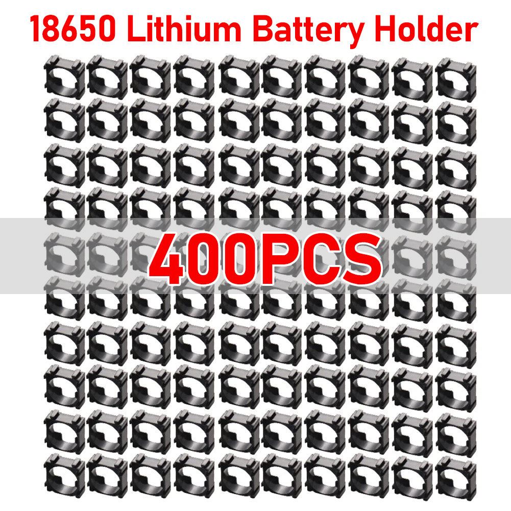 100-400 Stuks 18650 Lithium Batterij Houder Cilindrische Anti Trillingen Plastic Batterij Beugel Li-Ion Batterij Spacer Mobiele Holde: green