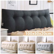 100 x 50 x 20cm triangulär kilkudde säng ryggstöd positionering stöd kudde läsning kudde kontor ländryggen pad med lock