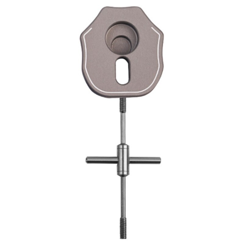 Diy hjulleje remover kit baitcasting vedligeholdelsesværktøj rustfrit stål reparationssæt spole demontering enhed pin: H