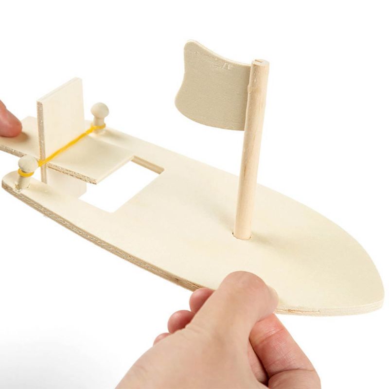 DIY Kits Wooden Sailboat Ship Model Painting Educational Children Kids kindergarten Decoration