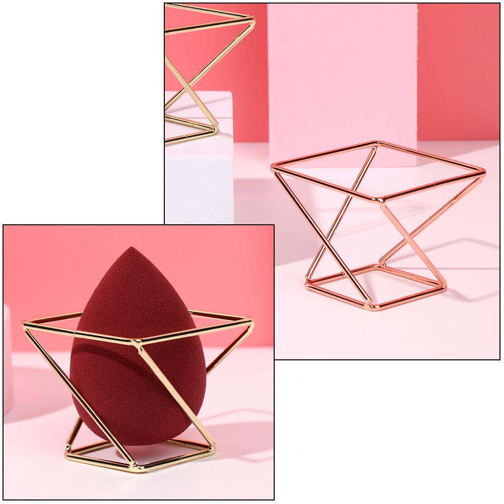 1 Stuks Metalen Make-Up Spons Houder Make-Up Bladerdeeg Rack Blender Opbergrek Spons Drogen Standhouder Make-Up Kwasten Bladerdeeg Drogen tool
