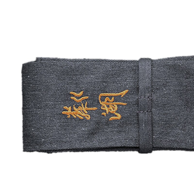 Sac de canne à pêche en tissu de coton épais, 5 couleurs, housse de protection anti-rayures, étui de rangement