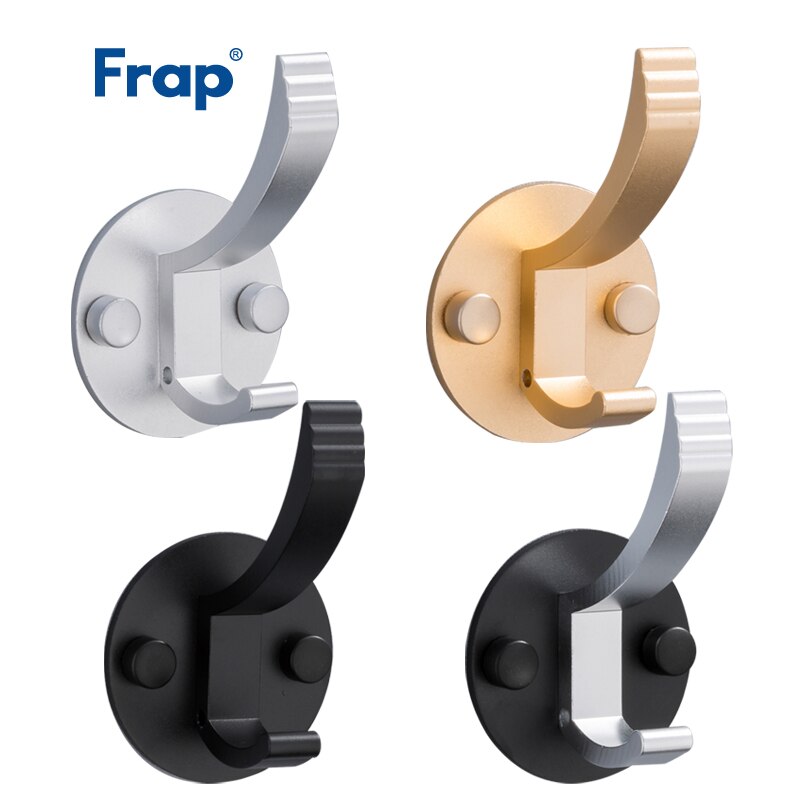 Frap morgenkåbe kroge tøj hat kroge køkken kroge stue væghængt dør bag krog plads aluminium  y18063/64/65/66