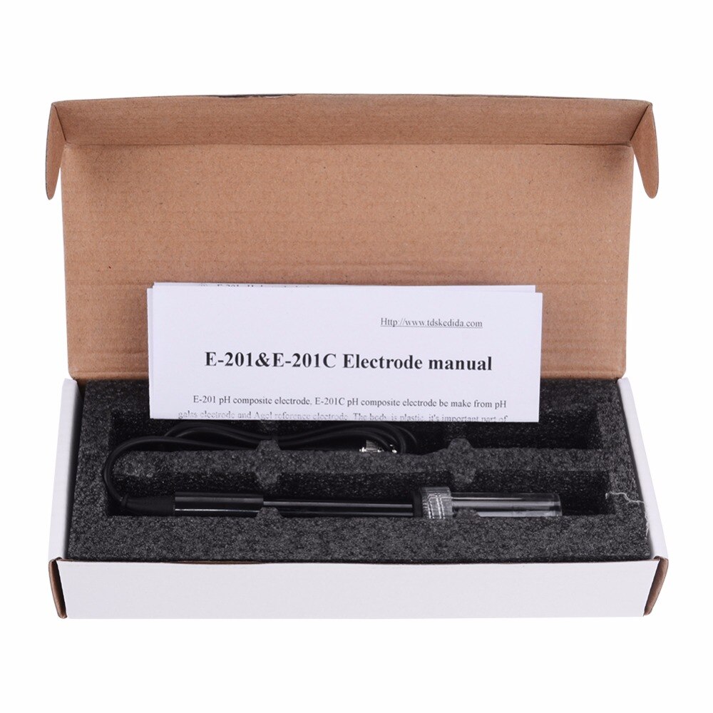 PH Electrode Sensor BNC Connector Probe Pool Water Factory Industry Experiment Laboratory pH Composite Electrode pH Sensor