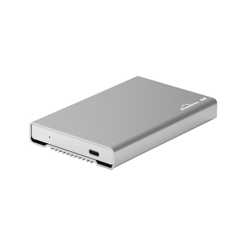 Blå endeløs 2.5 tommers aluminium hdd boks ssd hd ekstern harddisk sata til usb harddisk boks boks til 9.5mm 15mm hdd boks