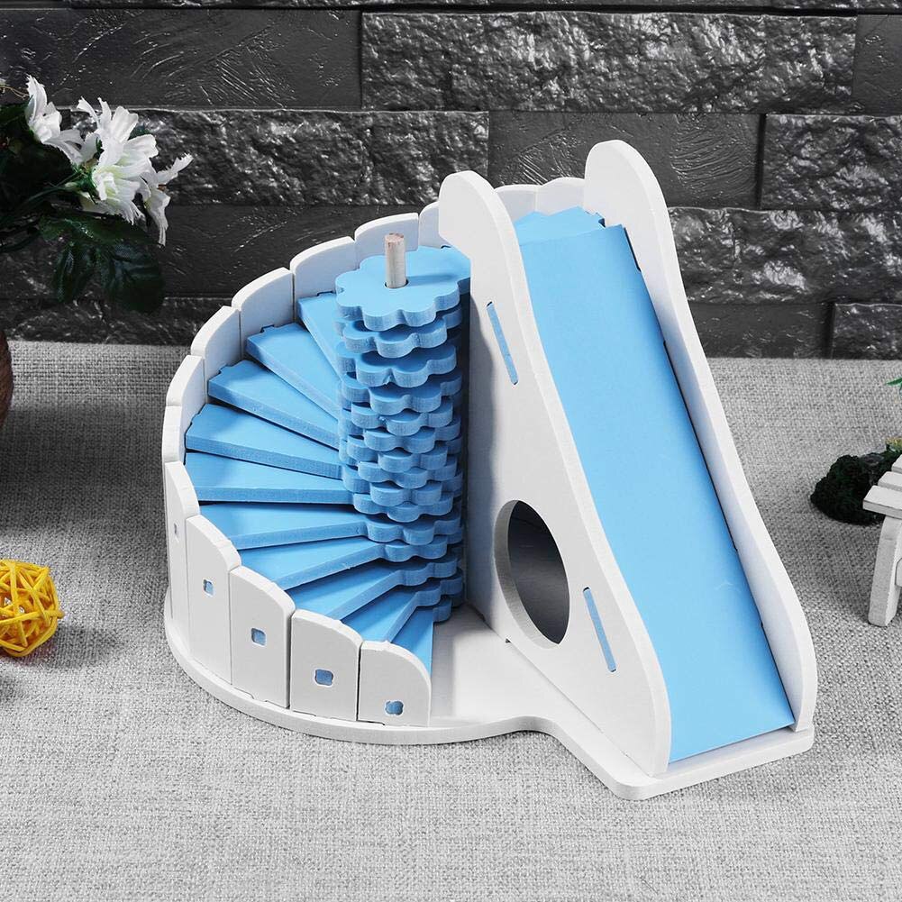 Drewniane dla chomika dom zwierząt drabina wspinaczkowa zabawkowa zjeżdżalnia dla szczura chomika mysz małe zwierzę akcesoria robić domu