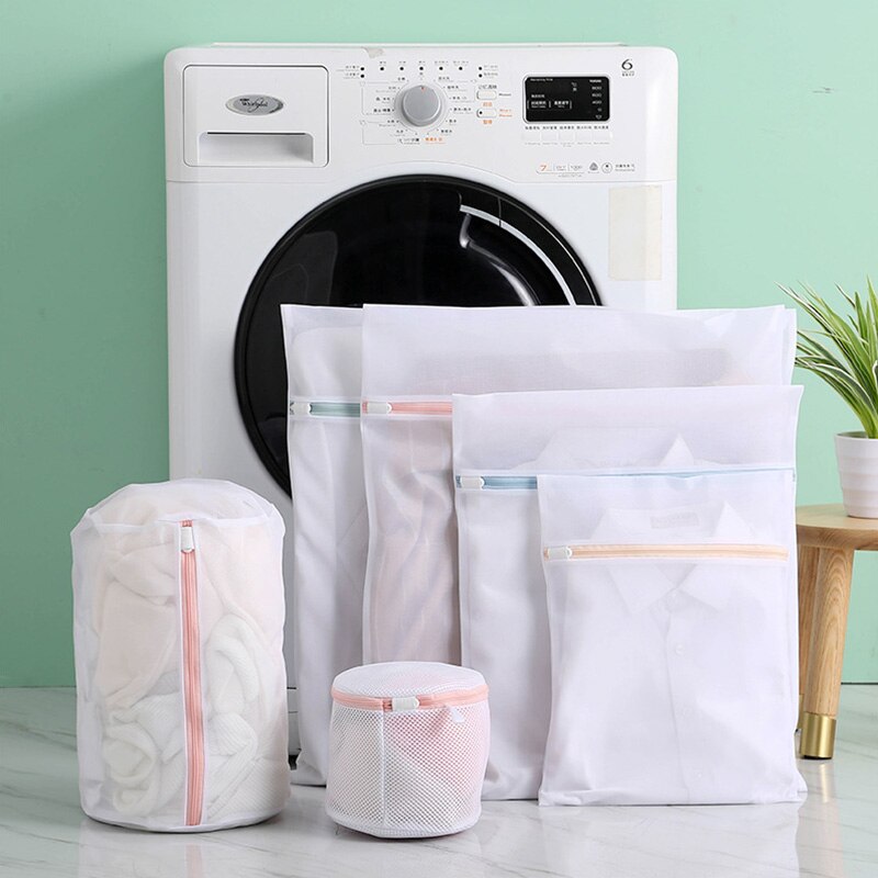 Fijnmazige waszak, waszak voor ondergoed, dikke waszak voor bh's, polyester netzak, dubbellaagse stoffen waszak