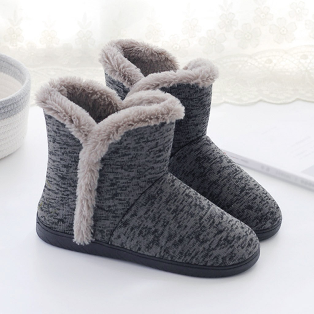 Winter warm Models Home slipper men shoes Soft Warm Winter Home Boots Thick Cotton Shoes Large Size Non-Slip slipper