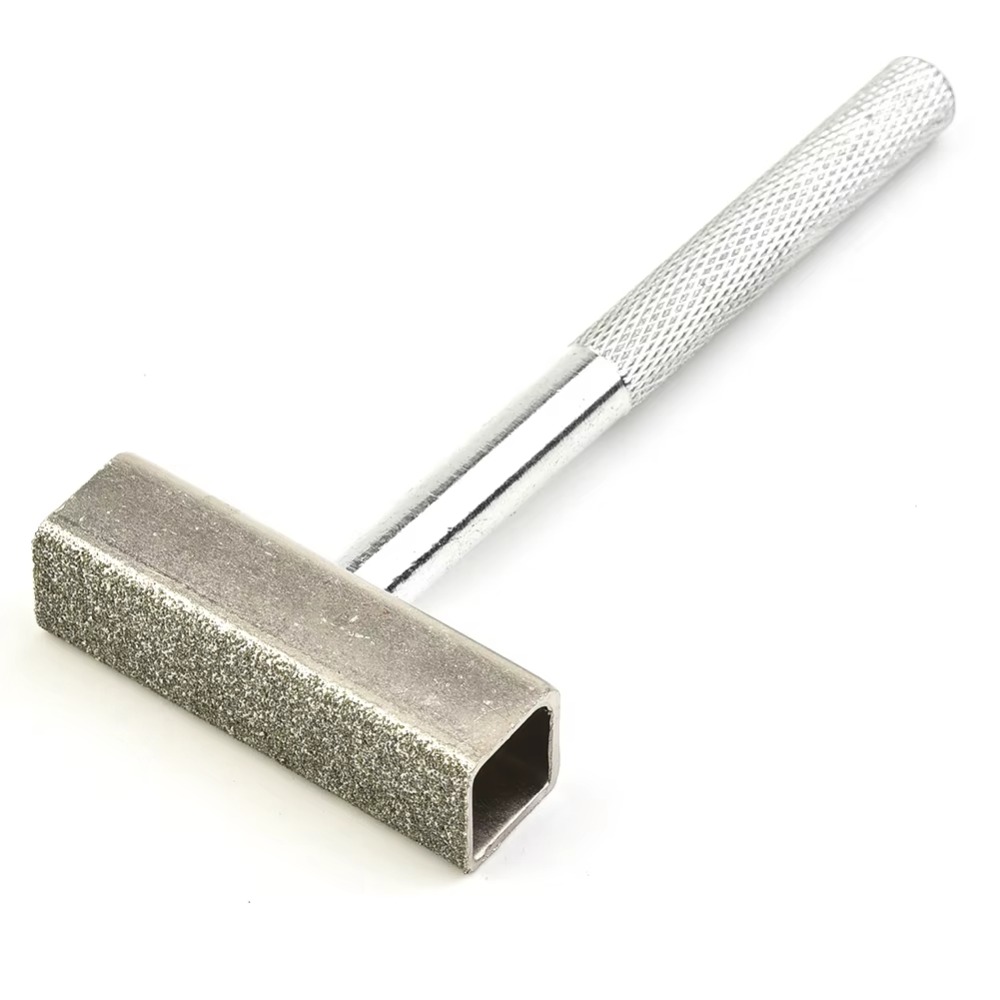 Tocador de muela recubierto de diamante, tocador de piedra de diamante de Metal grueso, disco de lijado para afilar, herramientas abrasivas para uso Industrial: Default Title