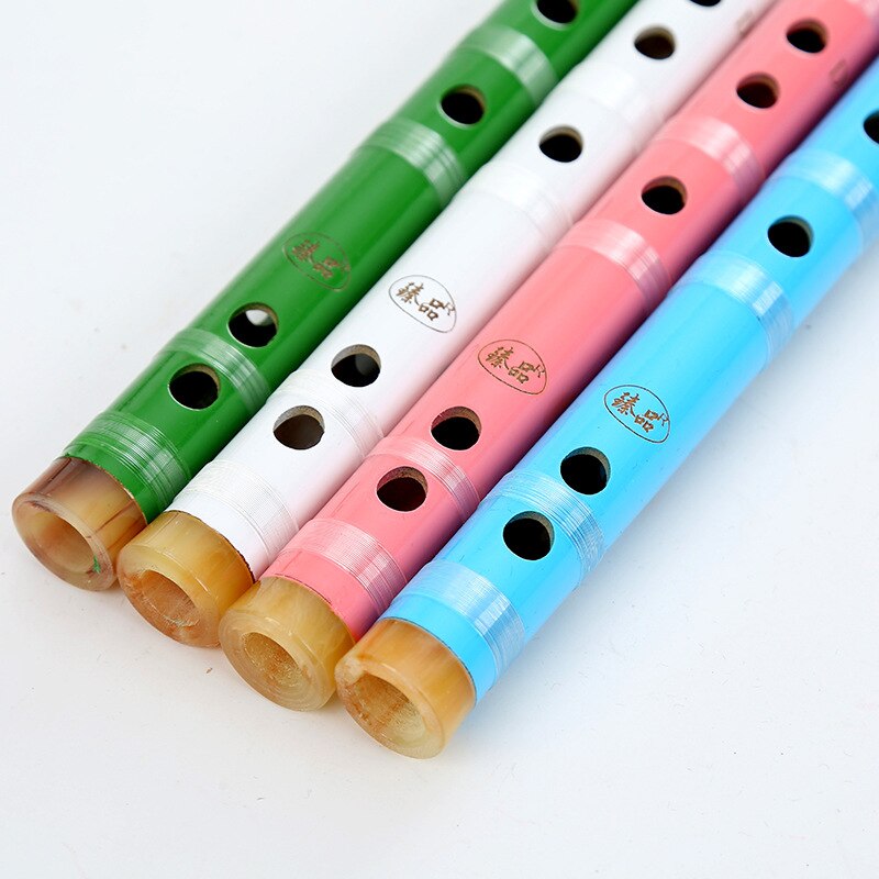 Traditional Flute Clarinet Student Musical Instrument Wood Color 24cm For Beginners and Amateurs Woodwind Instruments