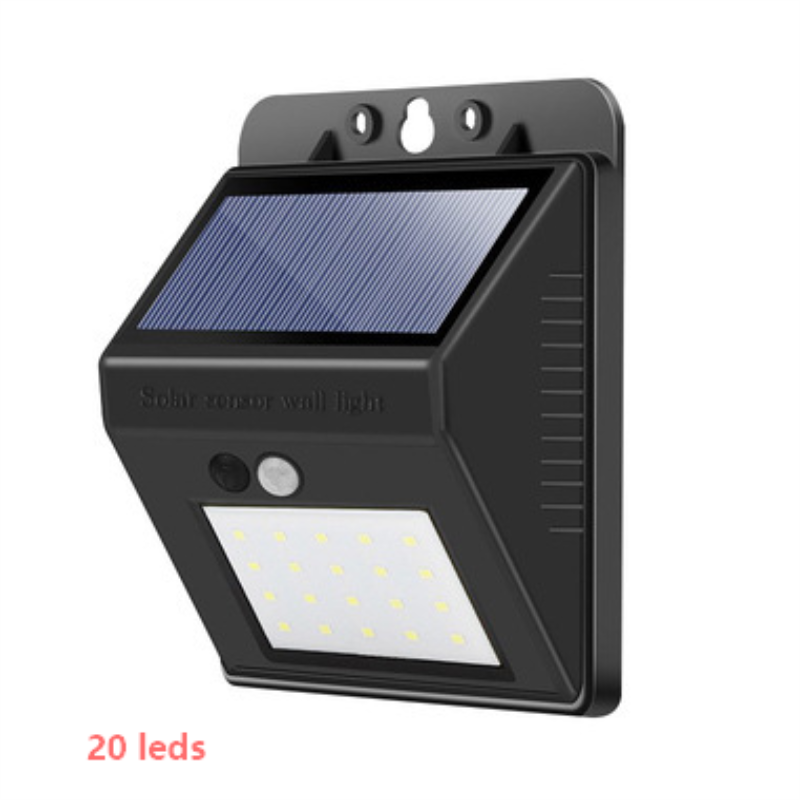 zonnelamp buitendecoratie licht IP65 waterdicht zonlicht aangedreven spotlight met bewegingssensor zonne-LED-licht buiten: Blauw