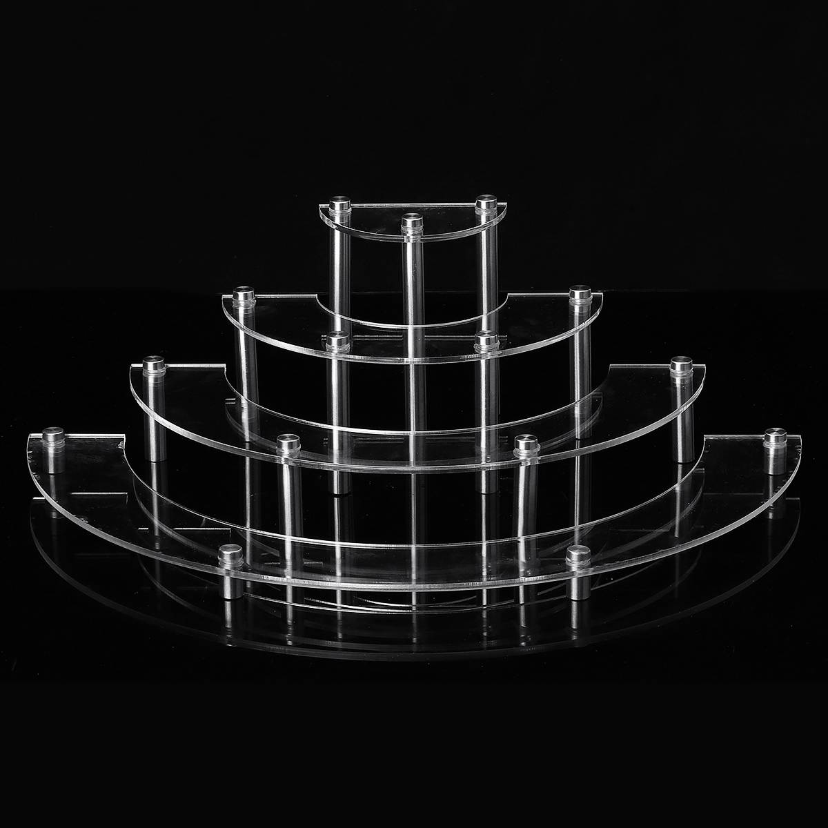 Clear 4 Tiers Acrylic Cake Stand Storage Rack Wedd... – Grandado
