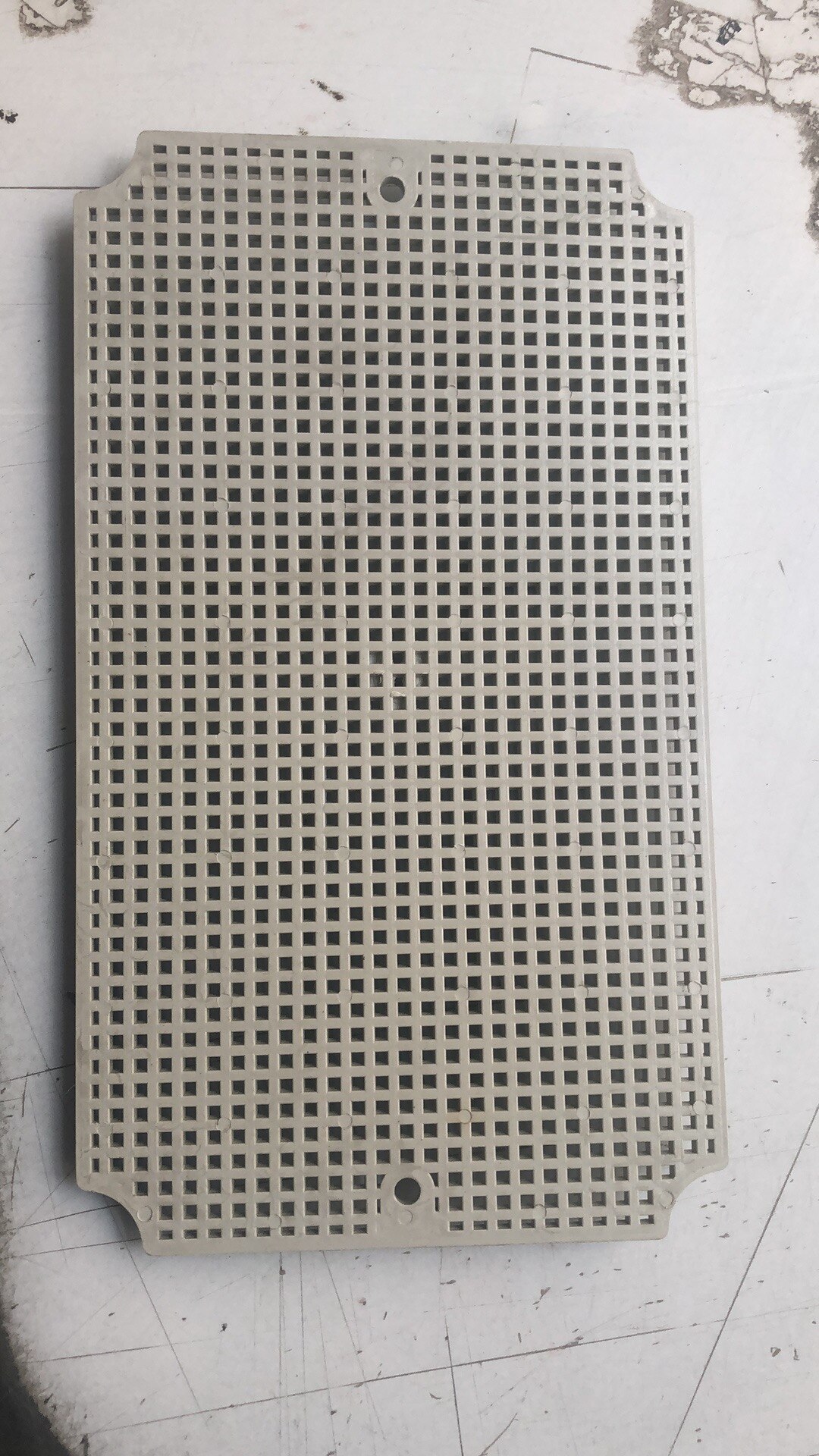 Fee Ship ABS Honeycomb Mounting Base Plate Waterproof Junction Box Base Plate Outdoor Monitoring Waterproof Box Fixed Base Plate: 175X125mm