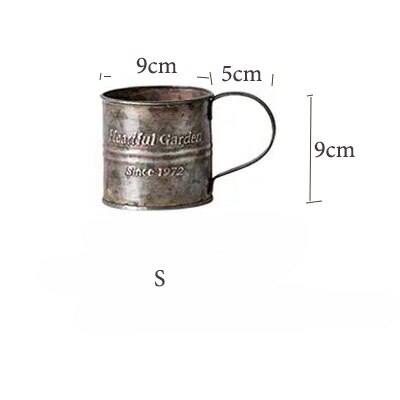 Amerikanischen retro Alten Englisch Druck Schmiedeeisen Blume Fass Griffe Anordnung Blume Floristen: E