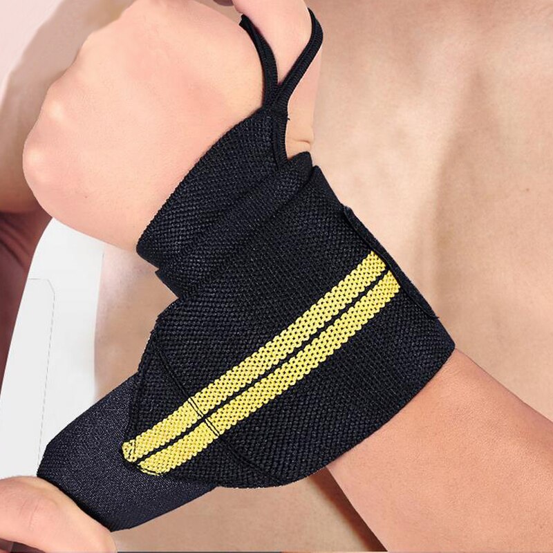 Aolikes 1Pcs Gewichtheffen Sport Polsband Gym Polssteun Bandjes Wraps Bandage