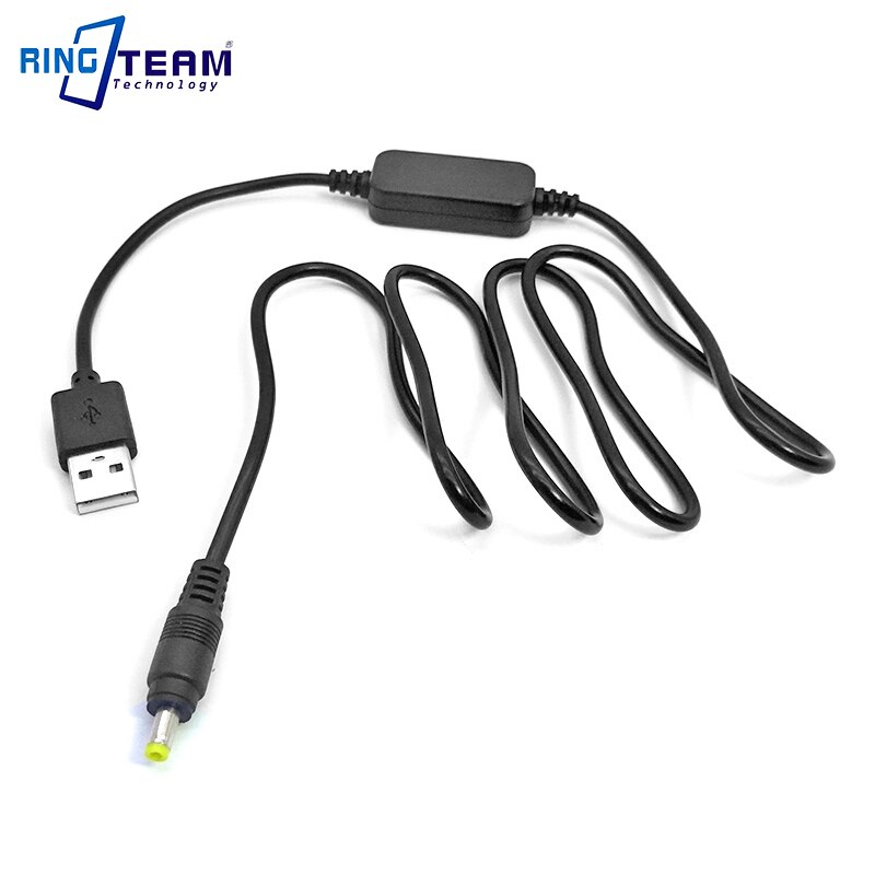 Câble USB 5V 2a cc, amélioration de la tension avec cc 4.0x1.7mm pour coupleur cc DMW DCC3 DCC6 DCC8 DCC9 DCC11 DCC12 DCC15