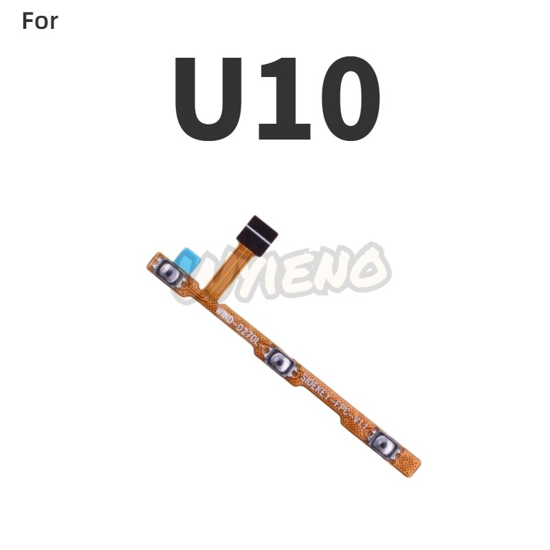 Novaphobat para Meizu M3 Note M681H M681Q/L681h encendido apagado volumen arriba abajo interruptor tecla flex cable reemplazo + seguimiento: for U10