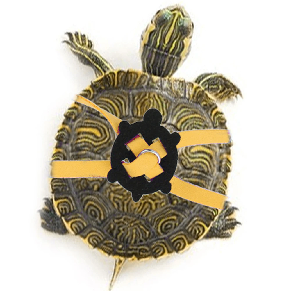 Odporna na zużycie regulowana smycz dla żółwia z bezpieczną linką trakcyjną Pasek uprzęży Idealne artykuły dla zwierząt dla żółwi i żółwi