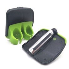 Finger Peeler Fruit Vegetable Cutter Knife Carrot Stainless Steel Kitchen Tools Grater Cucumber Simple Silicone Cutter