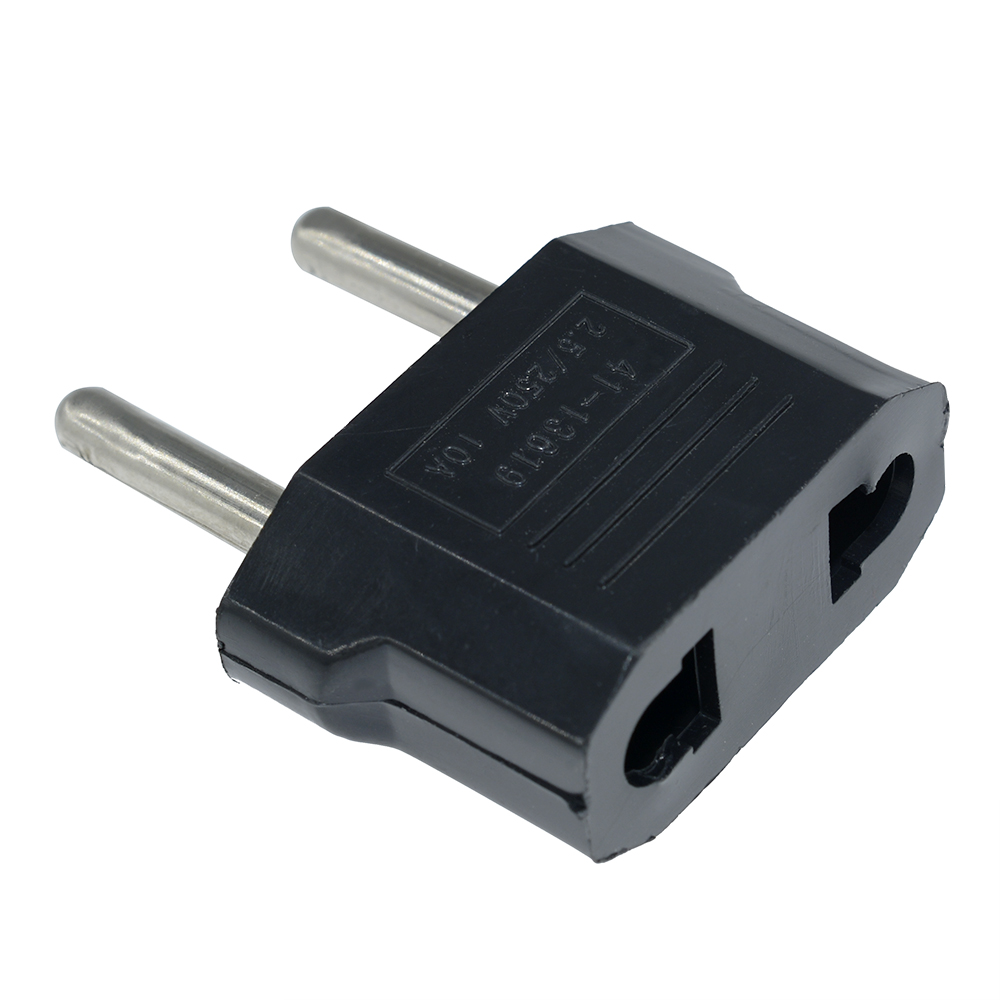 1Pcs US USA to European Euro EU Travel Charger Adapter Plug Outlet Converter European Travel Plug Adapter